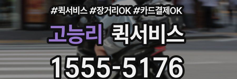 고능리 퀵서비스