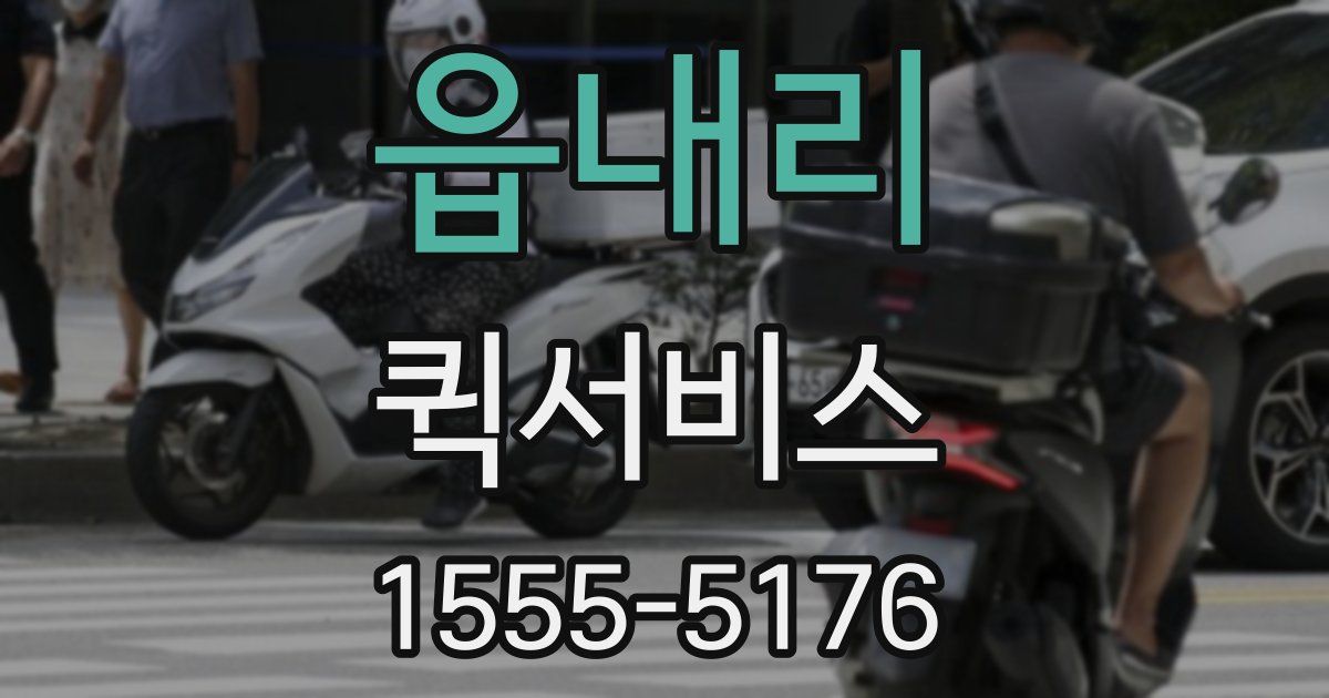 읍내리 퀵서비스