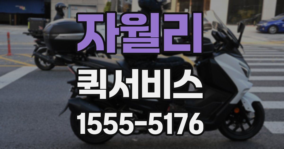 자월리 퀵서비스