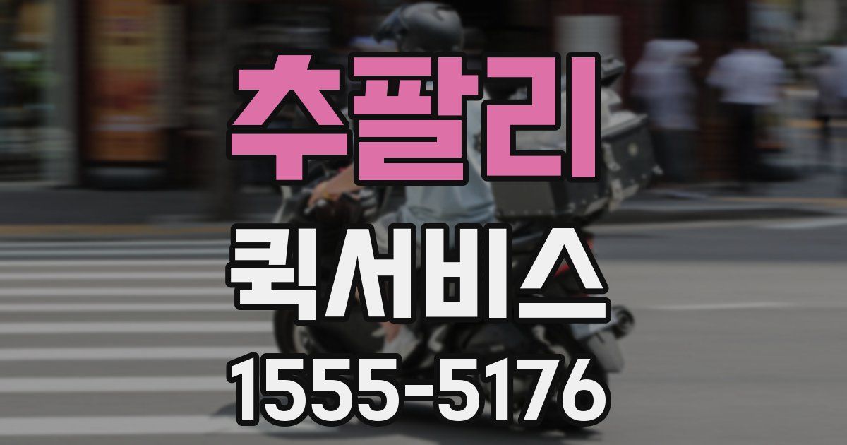 추팔리 퀵서비스