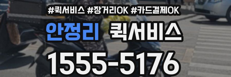 안정리 퀵서비스