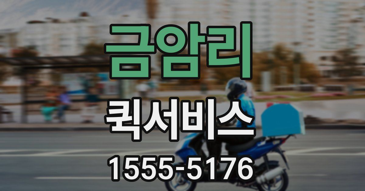 금암리 퀵서비스