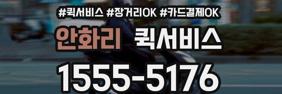 안화리 퀵서비스