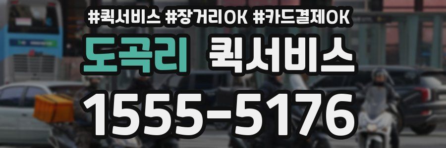 도곡리 퀵서비스