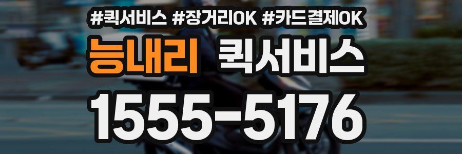 능내리 퀵서비스