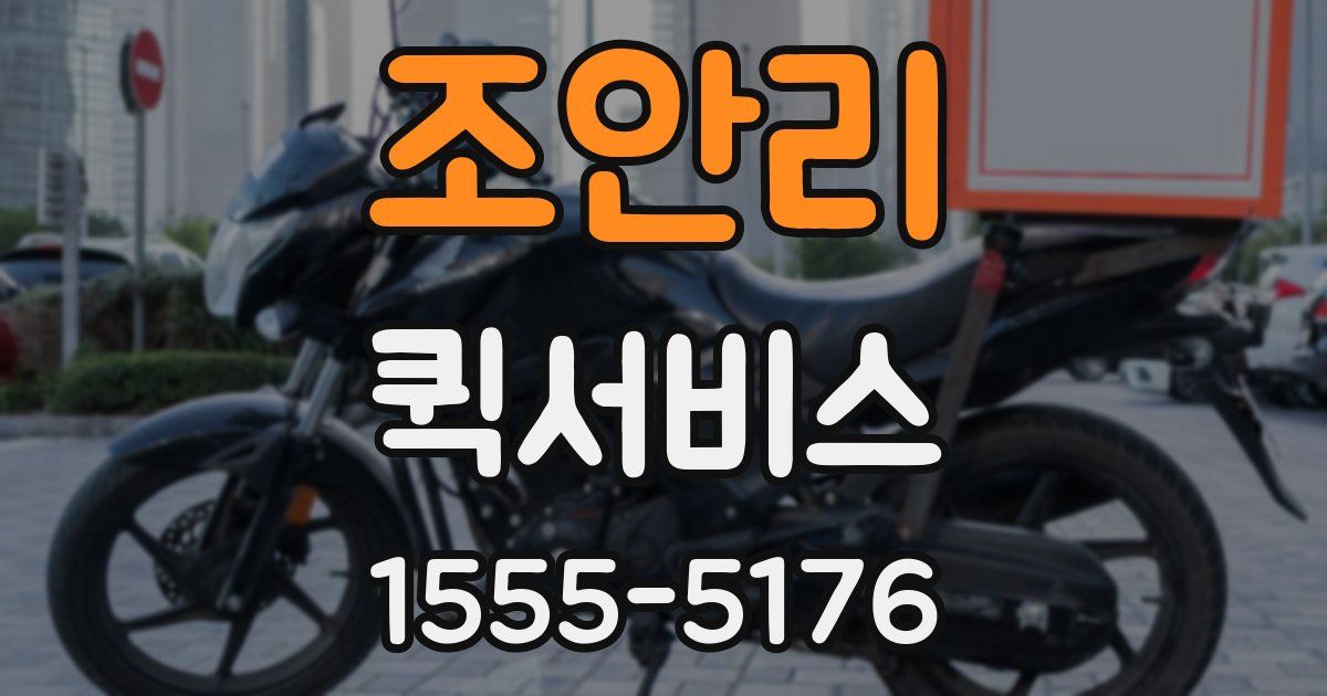 조안리 퀵서비스