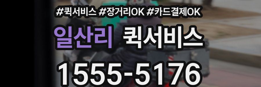 일산리 퀵서비스