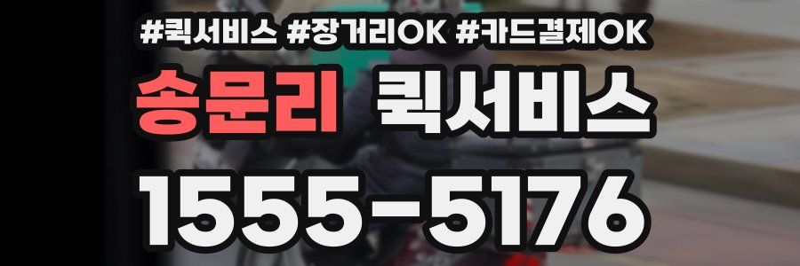 송문리 퀵서비스