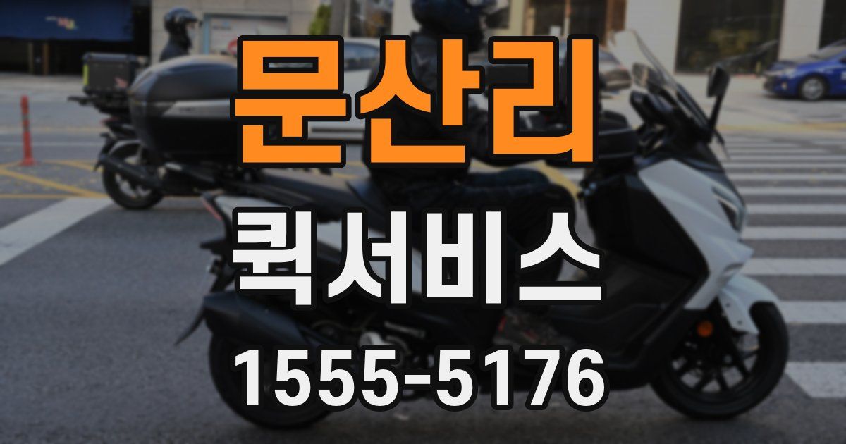 문산리 퀵서비스