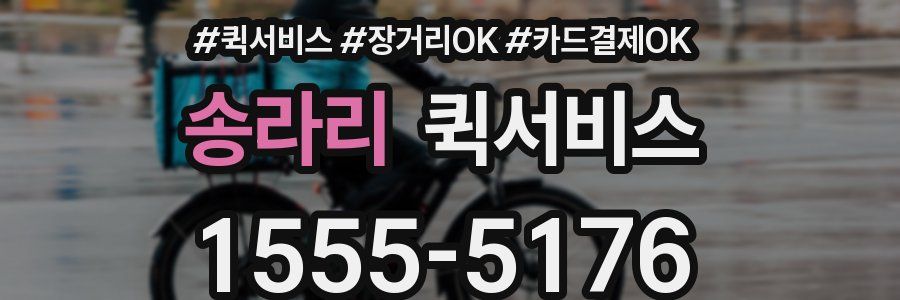 송라리 퀵서비스