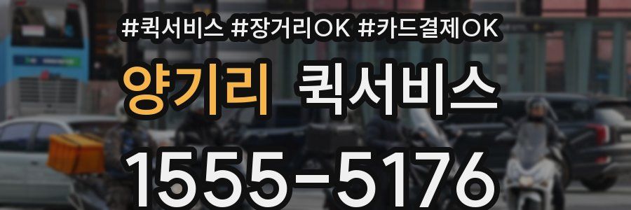 양기리 퀵서비스