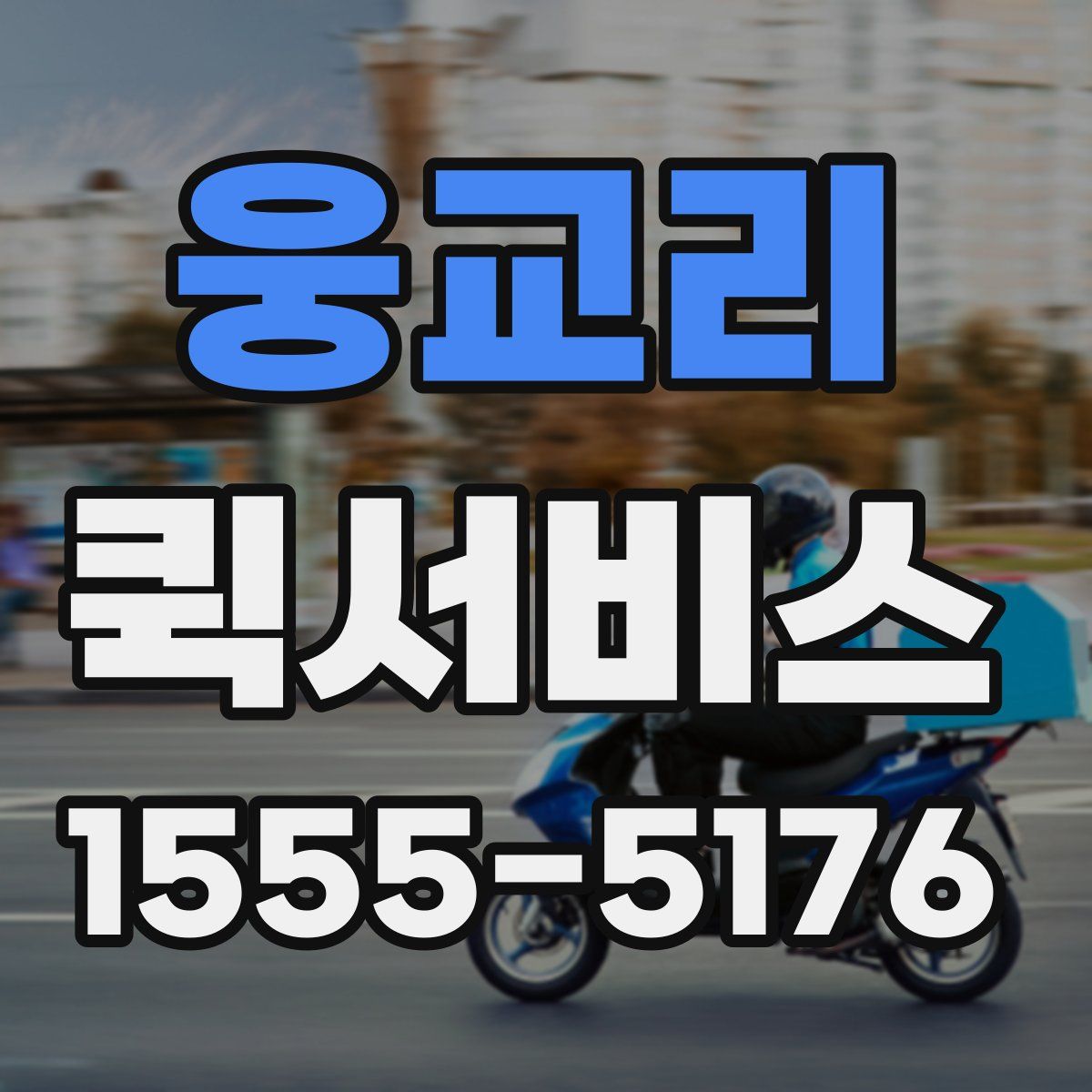 웅교리 퀵서비스