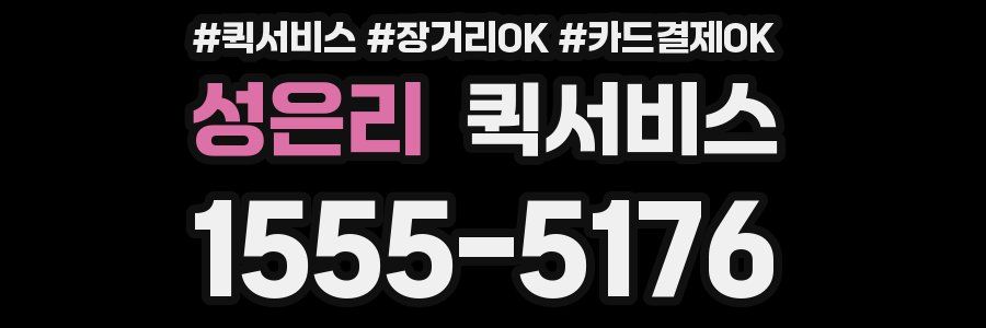 성은리 퀵서비스