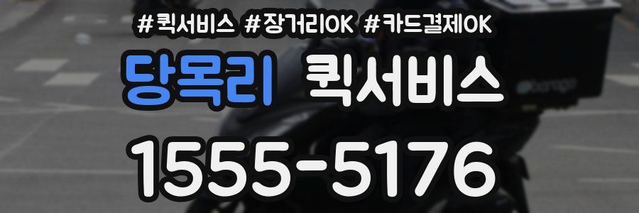 당목리 퀵서비스