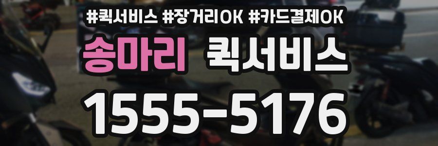 송마리 퀵서비스