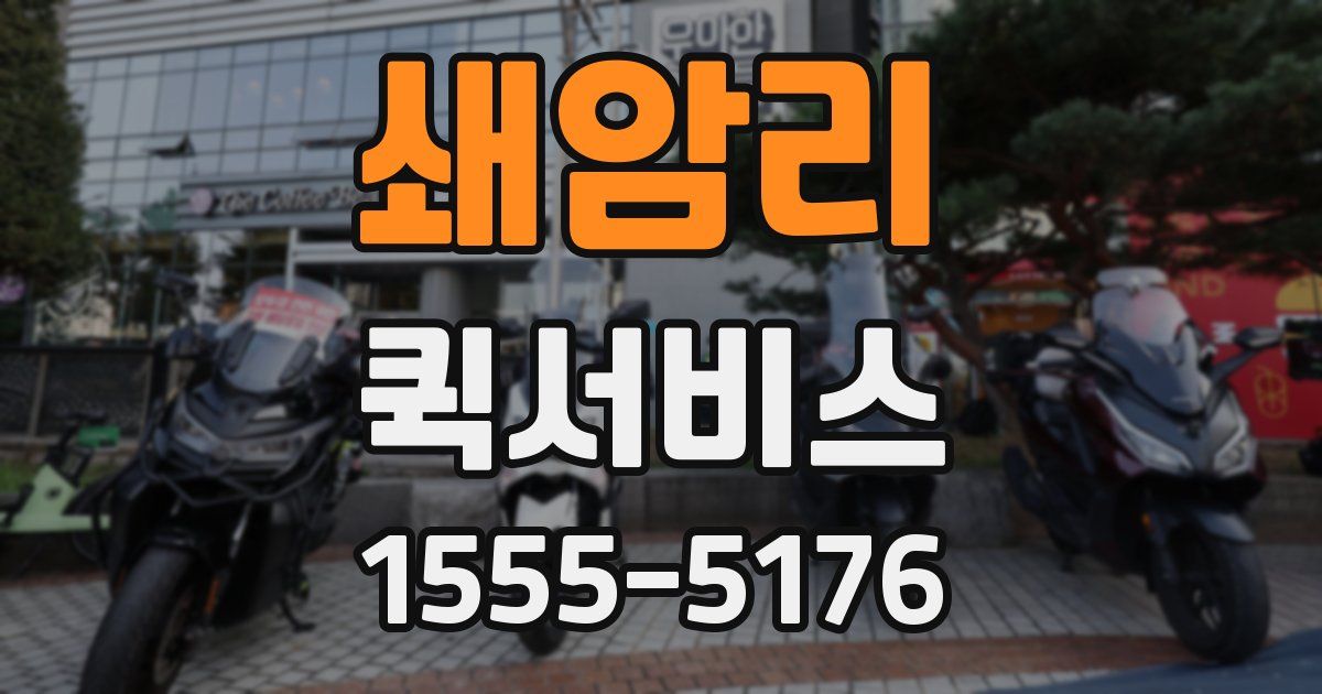 쇄암리 퀵서비스