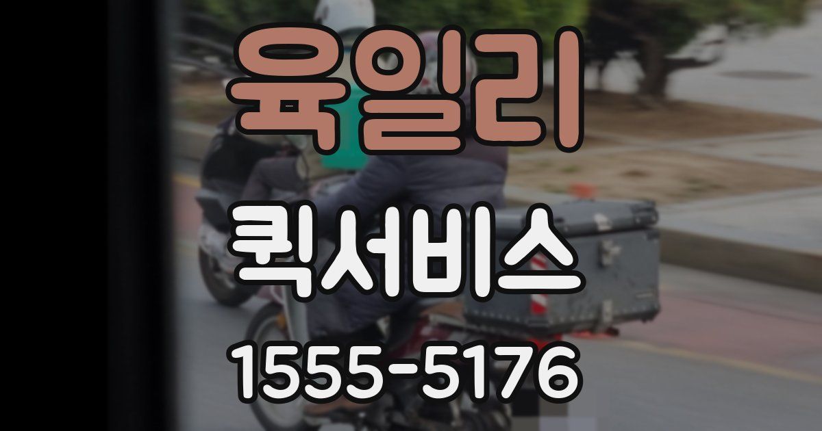 육일리 퀵서비스