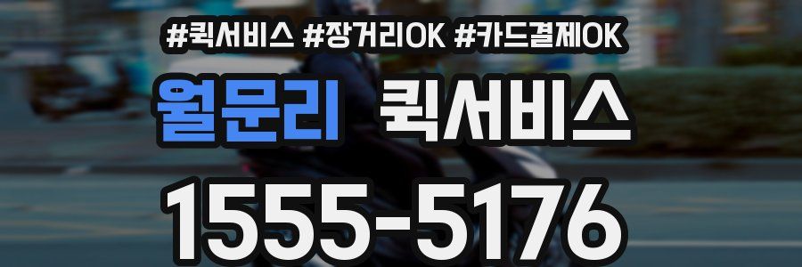 월문리 퀵서비스