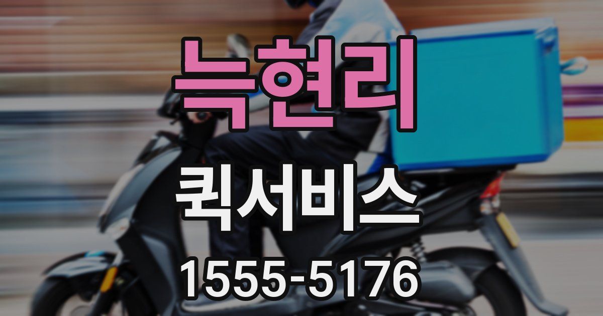 늑현리 퀵서비스