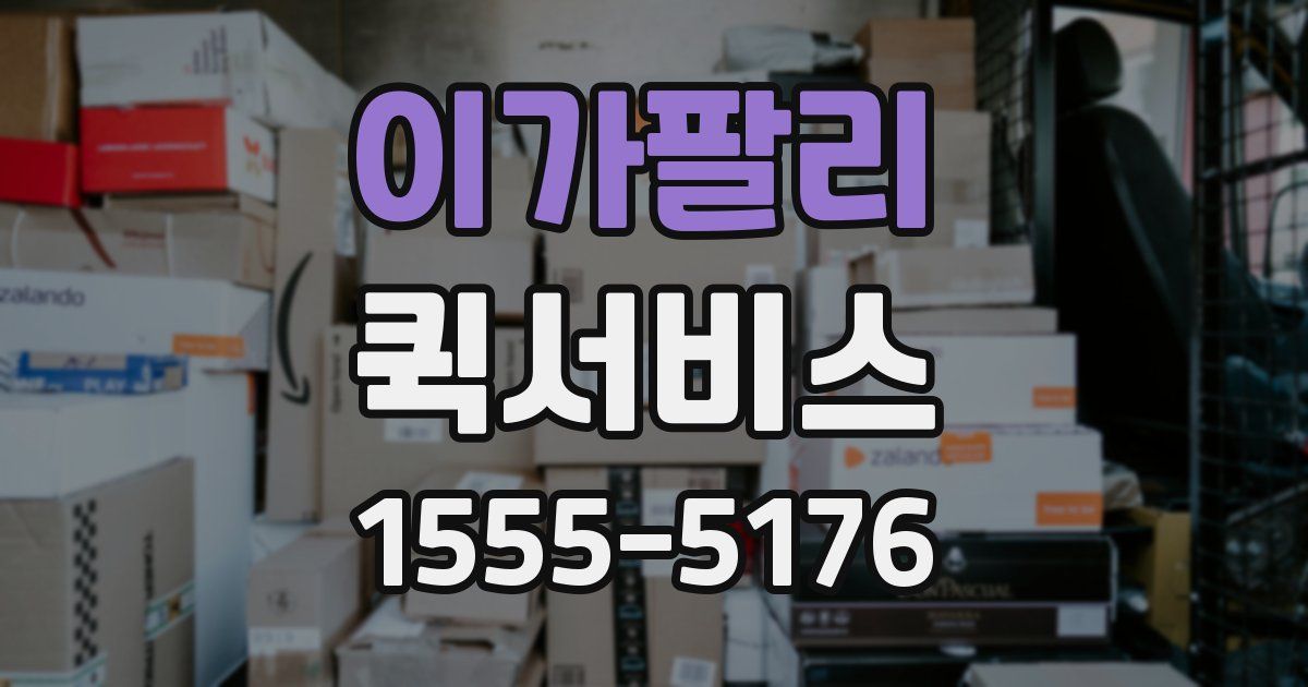 이가팔리 퀵서비스