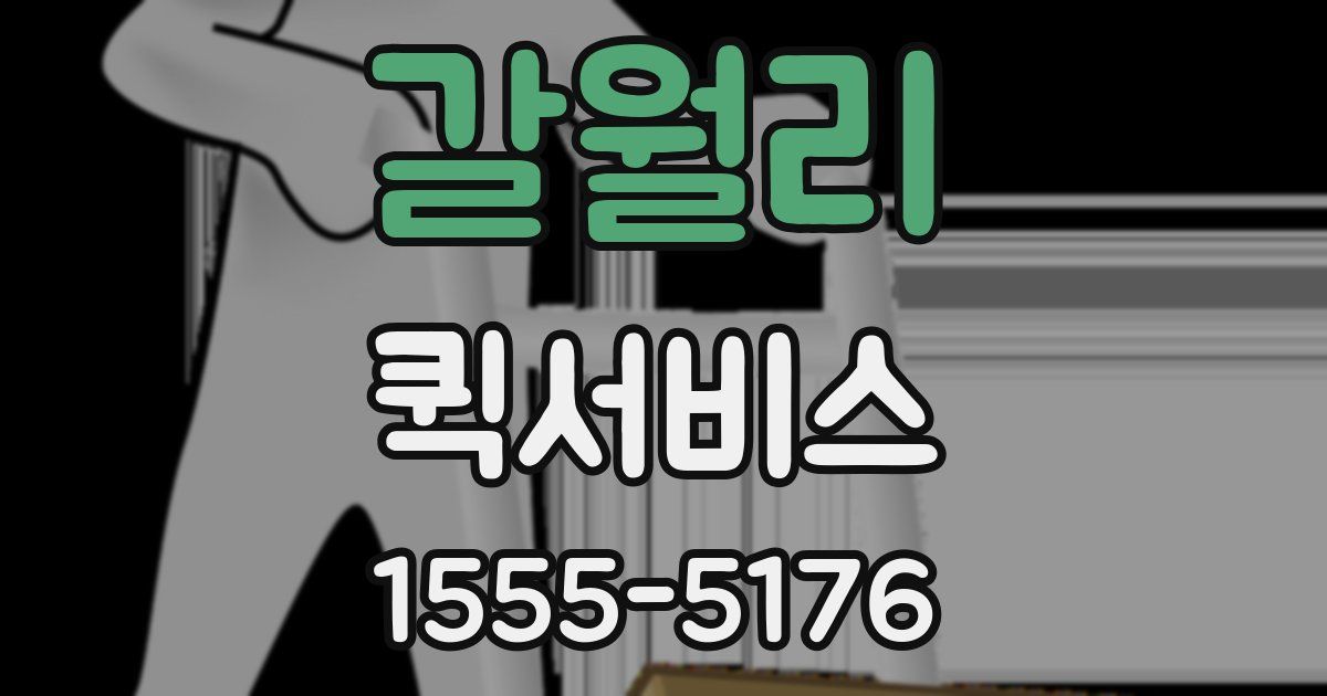 갈월리 퀵서비스