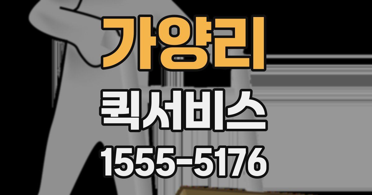 가양리 퀵서비스