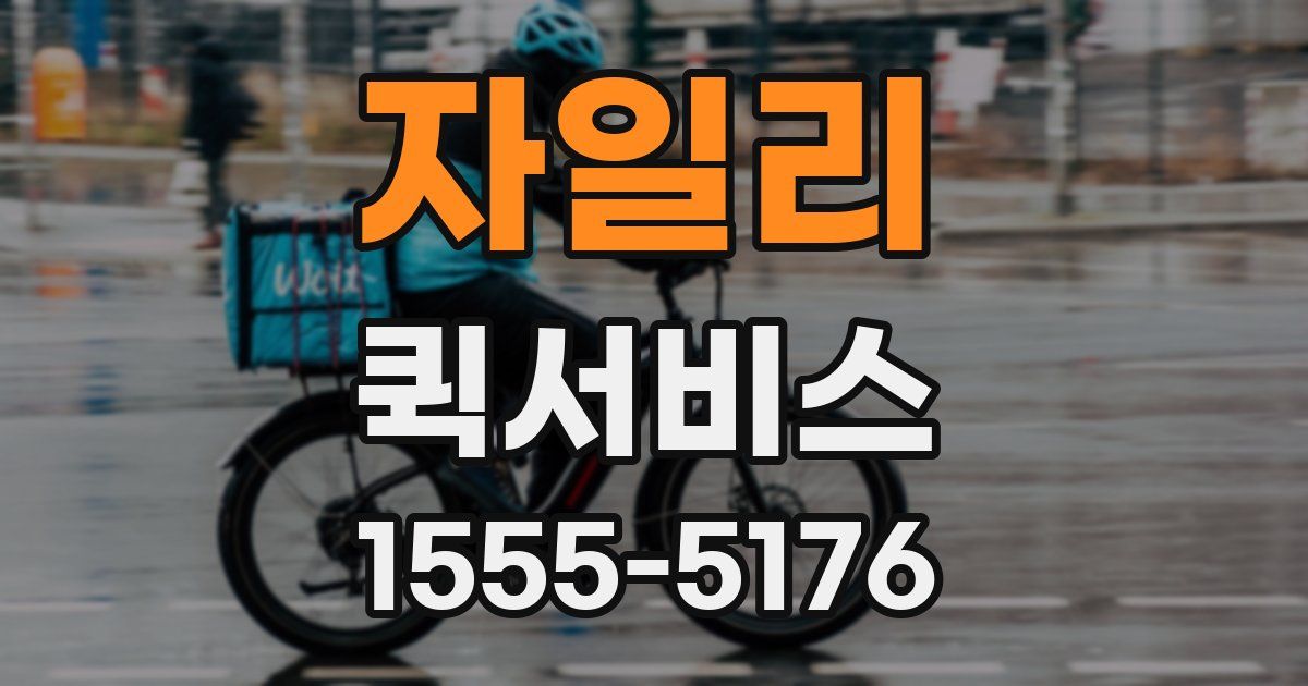 자일리 퀵서비스