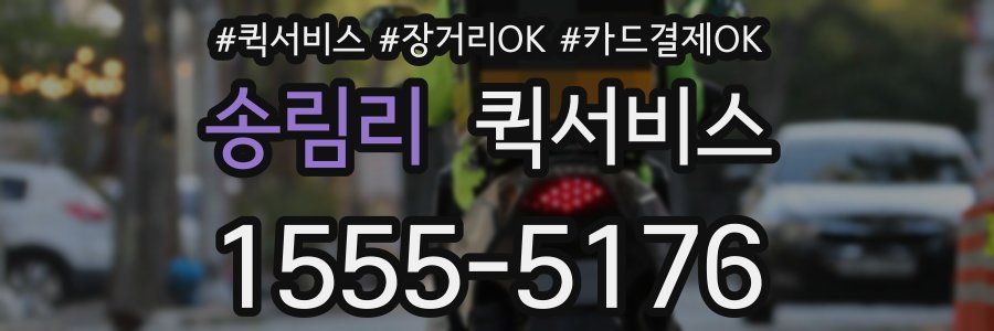 송림리 퀵서비스