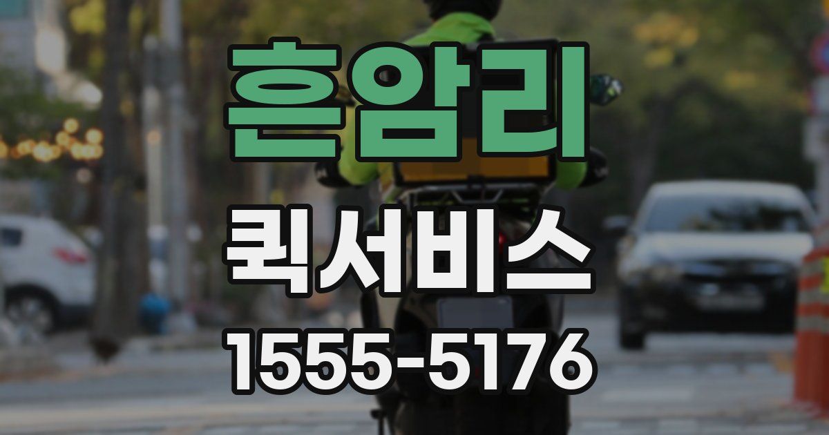 흔암리 퀵서비스