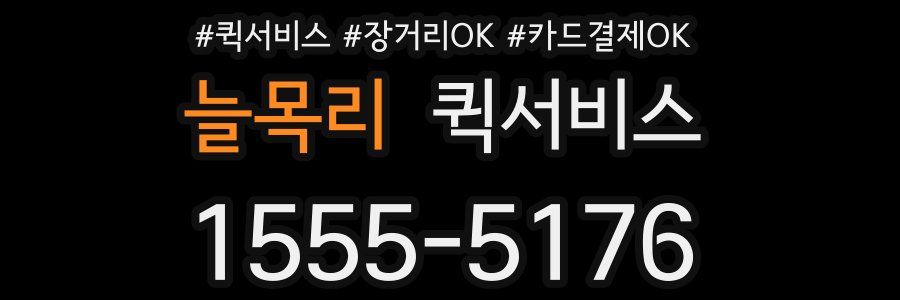 늘목리 퀵서비스