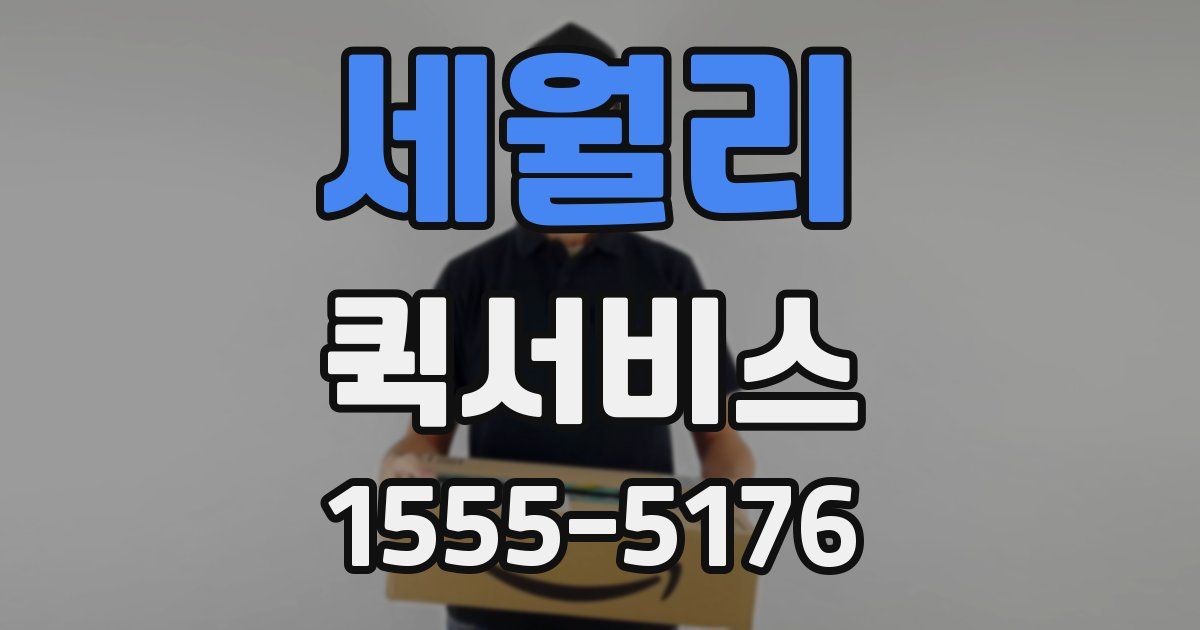 세월리 퀵서비스