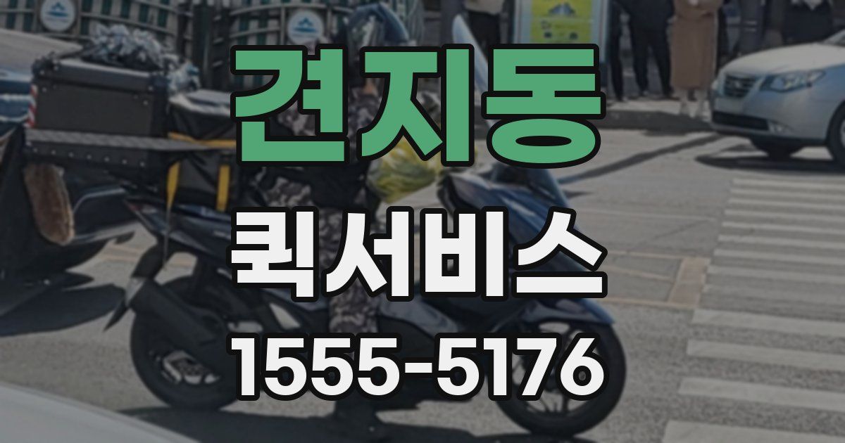 견지동 퀵서비스