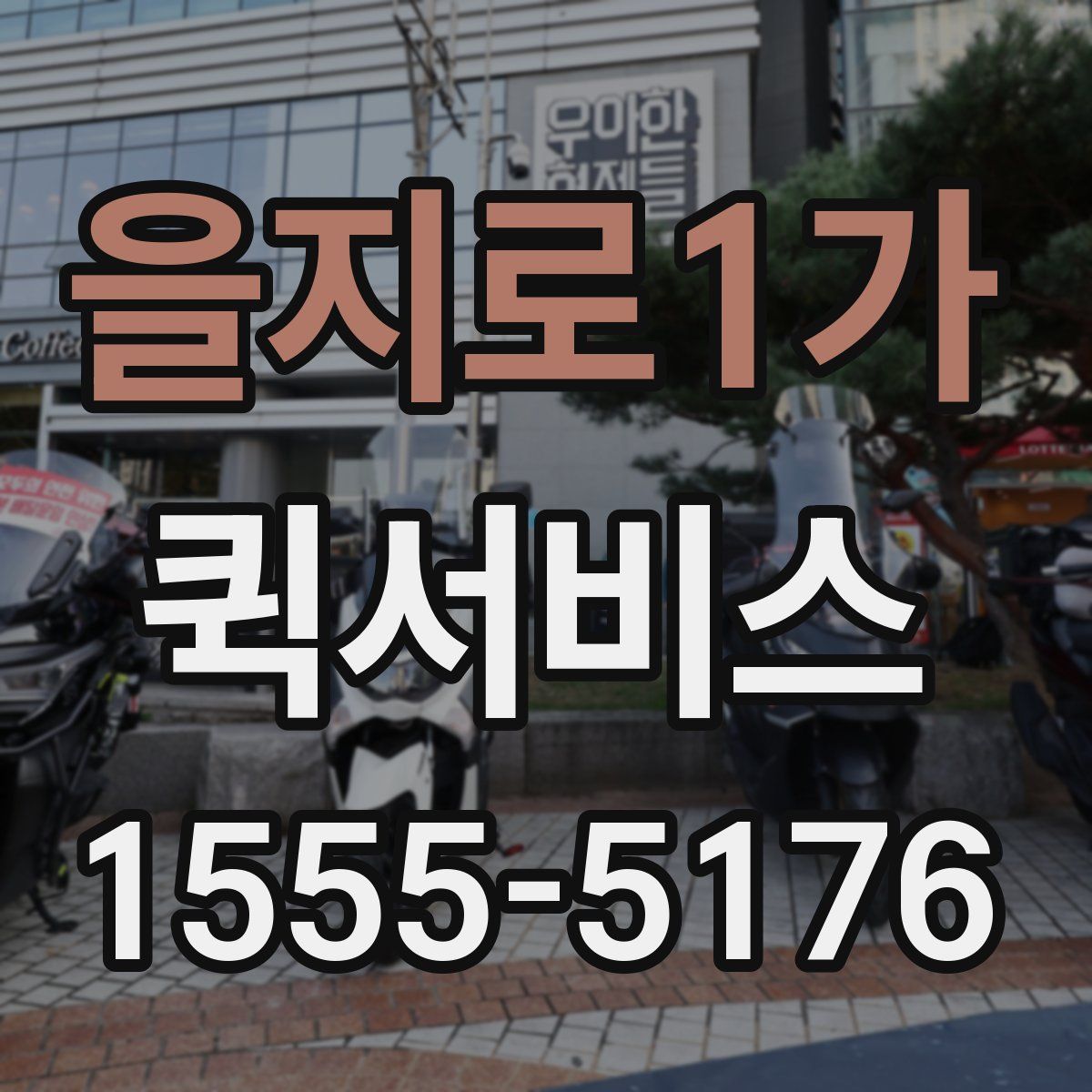을지로1가 퀵서비스