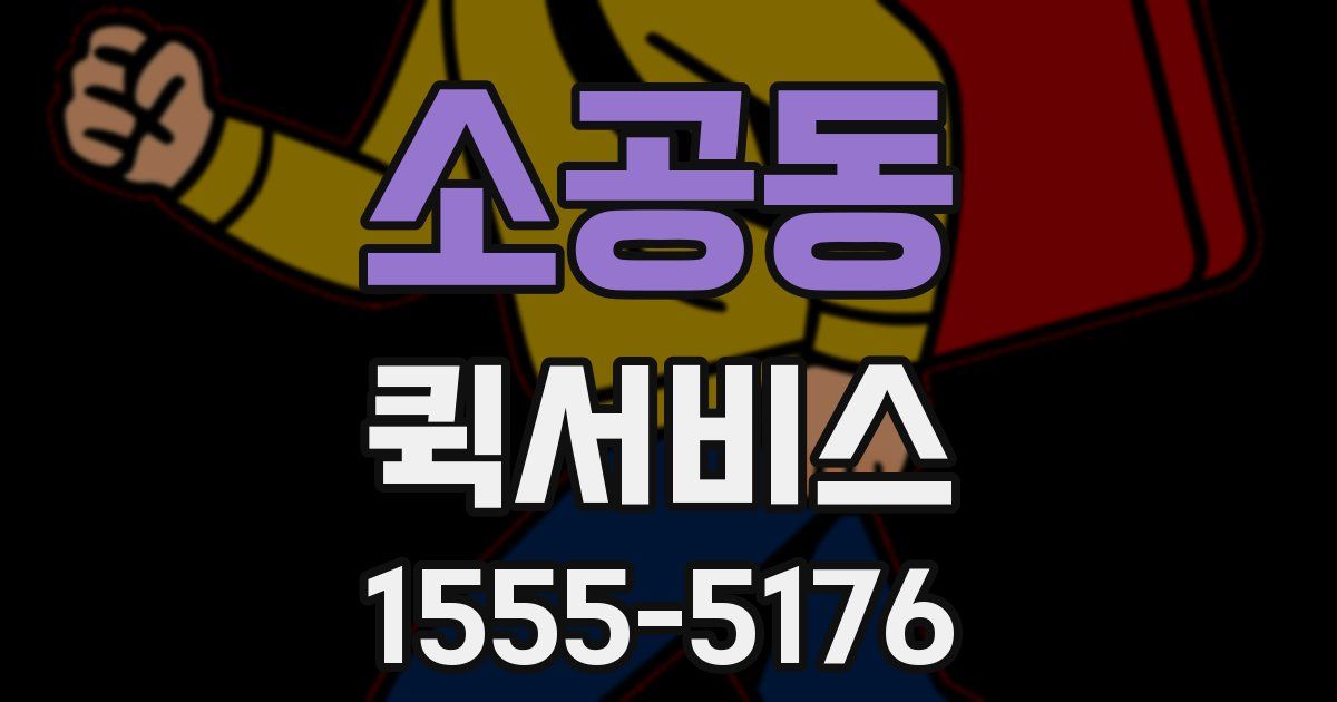 소공동 퀵서비스