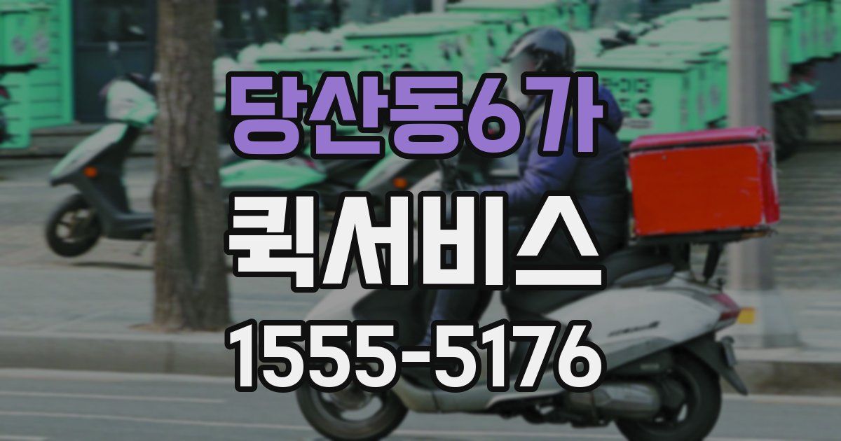 당산동6가 퀵서비스