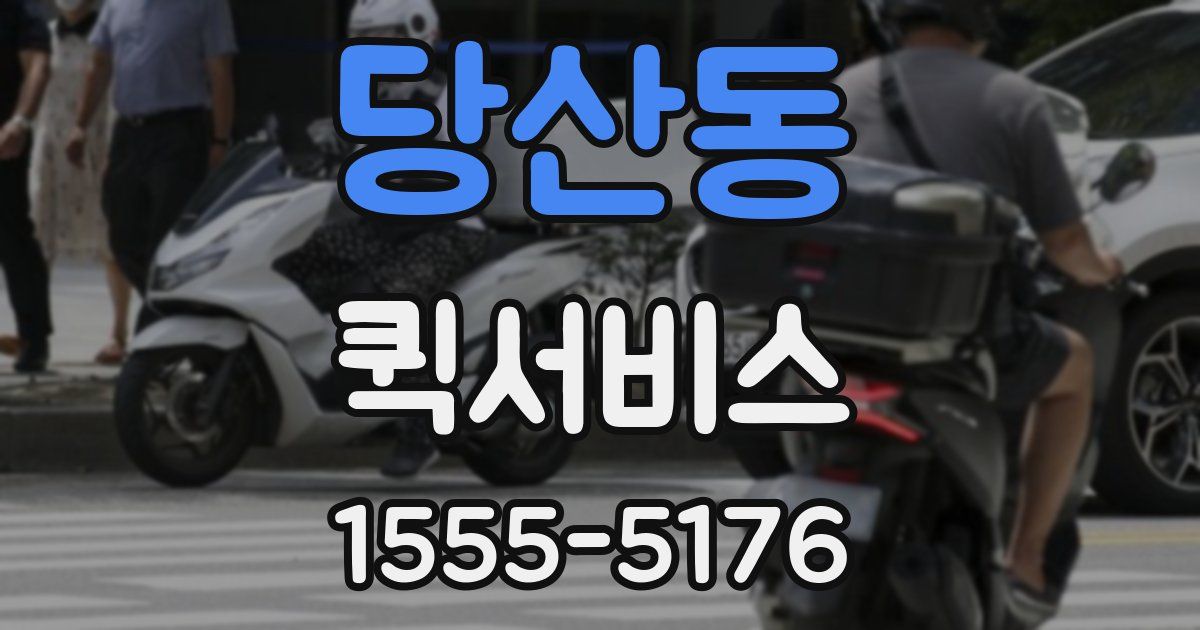 당산동 퀵서비스