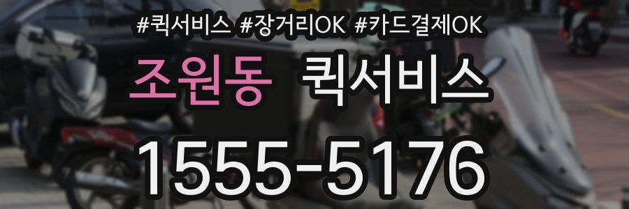 조원동 퀵서비스