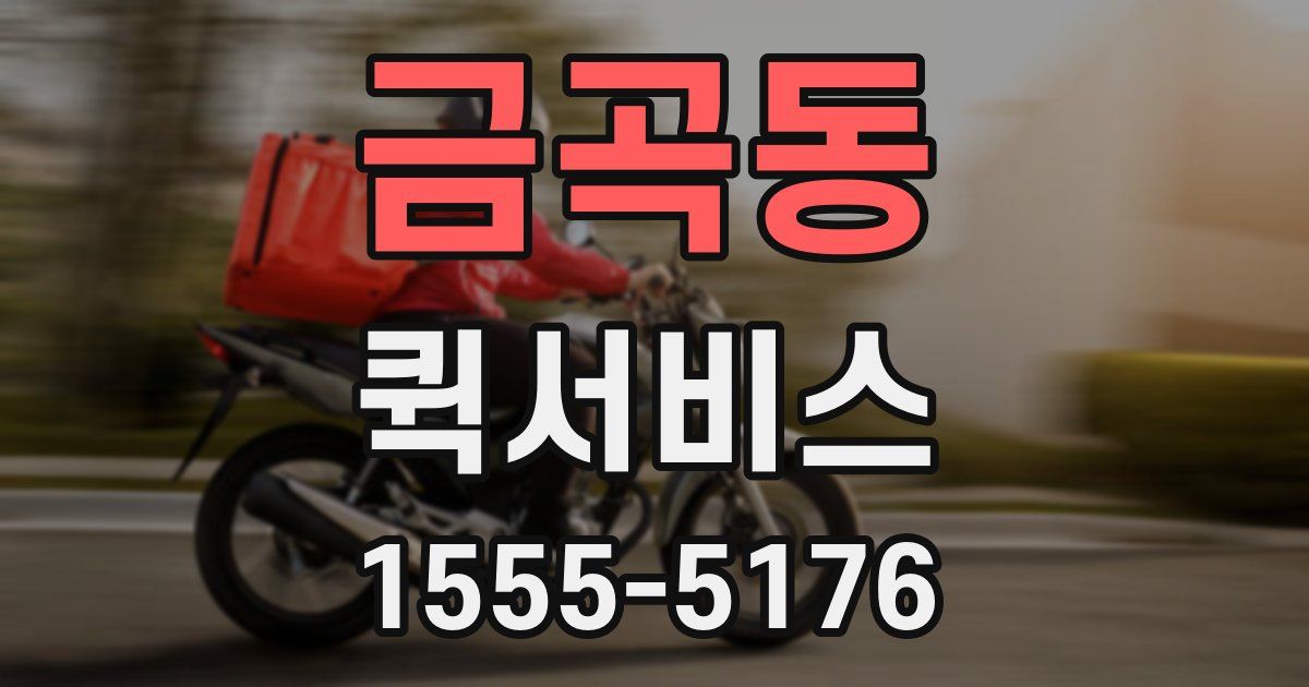 금곡동 퀵서비스