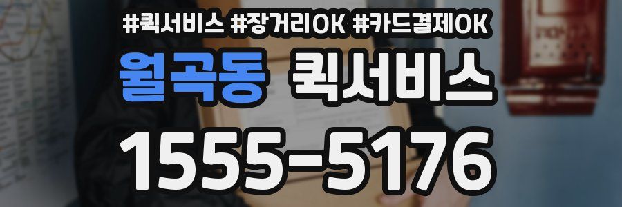 월곡동 퀵서비스