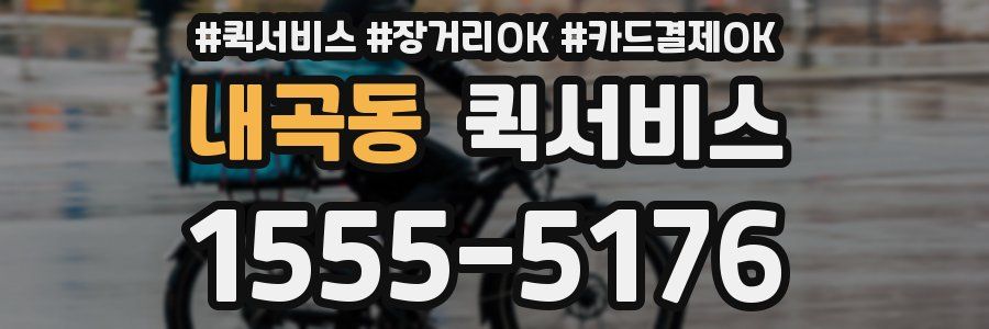 내곡동 퀵서비스