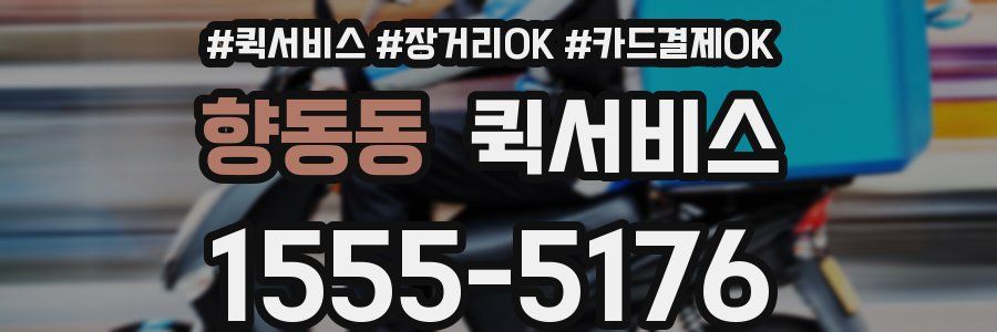 향동동 퀵서비스