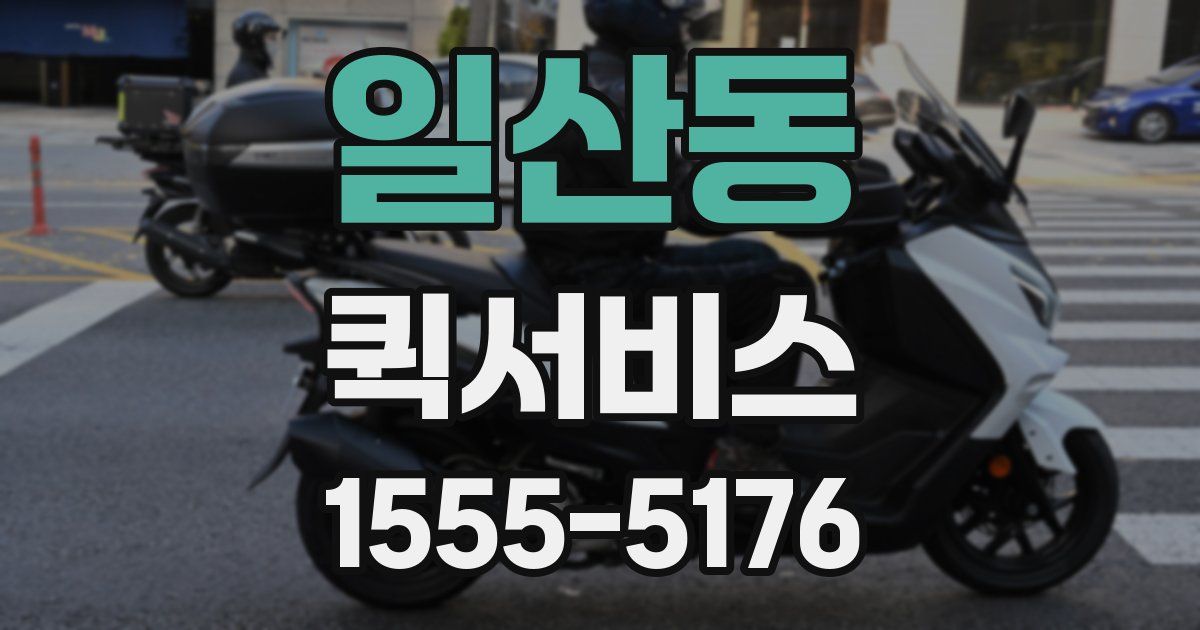 일산동 퀵서비스