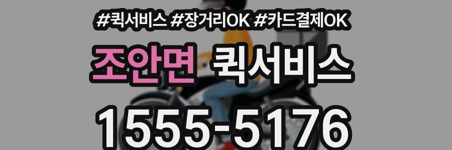 조안면 퀵서비스