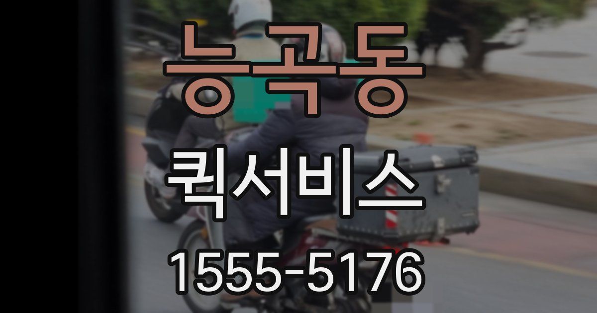 능곡동 퀵서비스