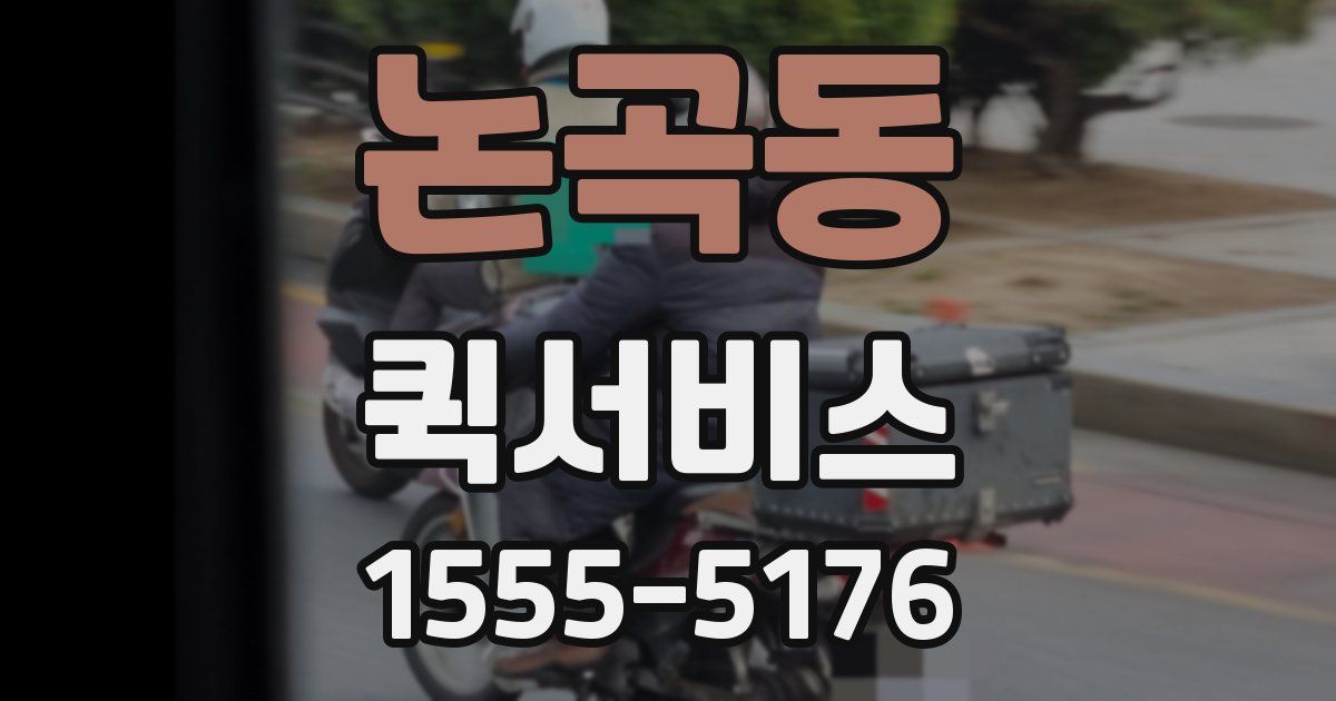 논곡동 퀵서비스