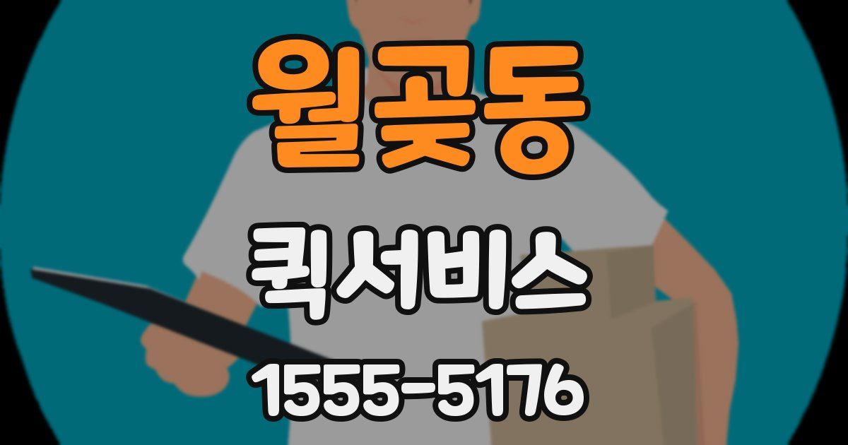 월곶동 퀵서비스
