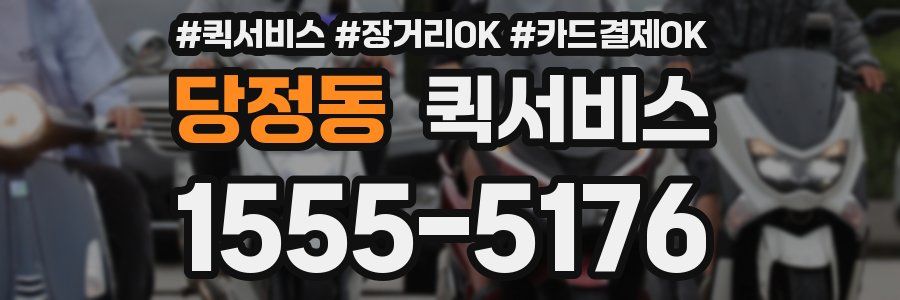 당정동 퀵서비스