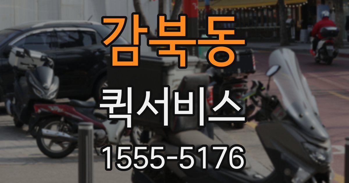 감북동 퀵서비스