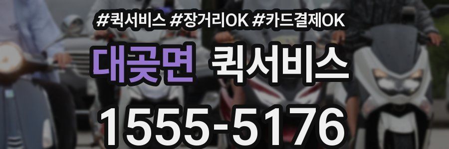 대곶면 퀵서비스