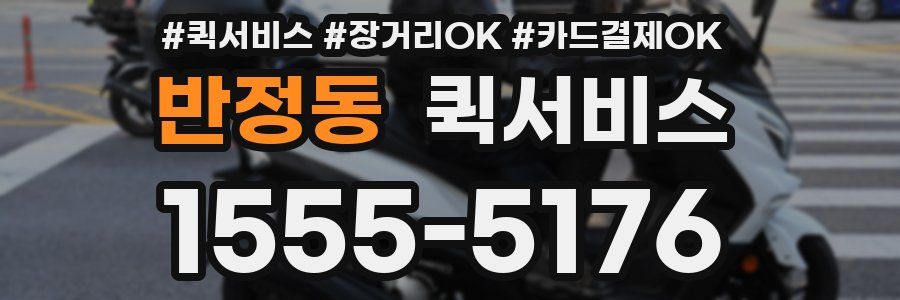 반정동 퀵서비스